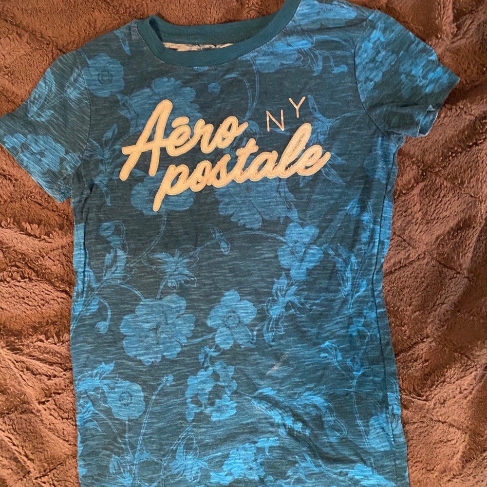 blue aeropostale tee